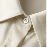 Damen Satin Bluse | Klassisch
