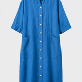 Damen Hemdblusenkleid | Knopfleiste