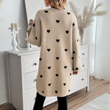 Julia - Sydänkuvio Cardigan