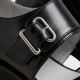 Damen Plateau Loafer | Schwarz