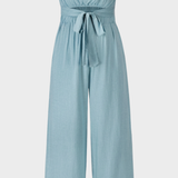 Damen Jumpsuit | Strapless Wide-Leg