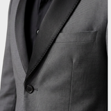 2-teiliger Smoking Herrenanzug Slim Fit – Satin-Schalkragen