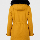 Damen Kapuzenparka | Taillenzug & Fronttaschen