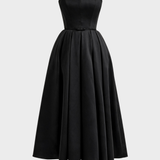 Damen Trägerloses Maxikleid | A-Linie