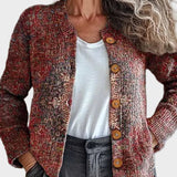 Belindra™ – Boho-kuvioinen neuletakki