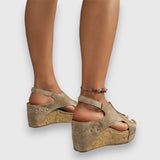 Mia – Vintage-tyyliset platform-sandaalit
