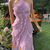 Emma Ruffle Maxi-mekko
