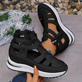 Mukavat kevyet wedges sivuvetoketjulla