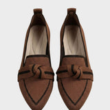 Damen Spitze Loafer | Strick