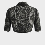 Damen Dirndlbluse | Florales Muster & Kurze Ärmel