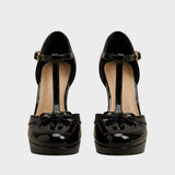 Damen Plateau Pumps | T-Steg