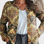 Mirosa™ – Vintagehenkinen kuviollinen neuletakki