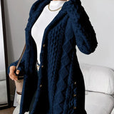 Chloe™ - Pehmeä huppari-cardigan