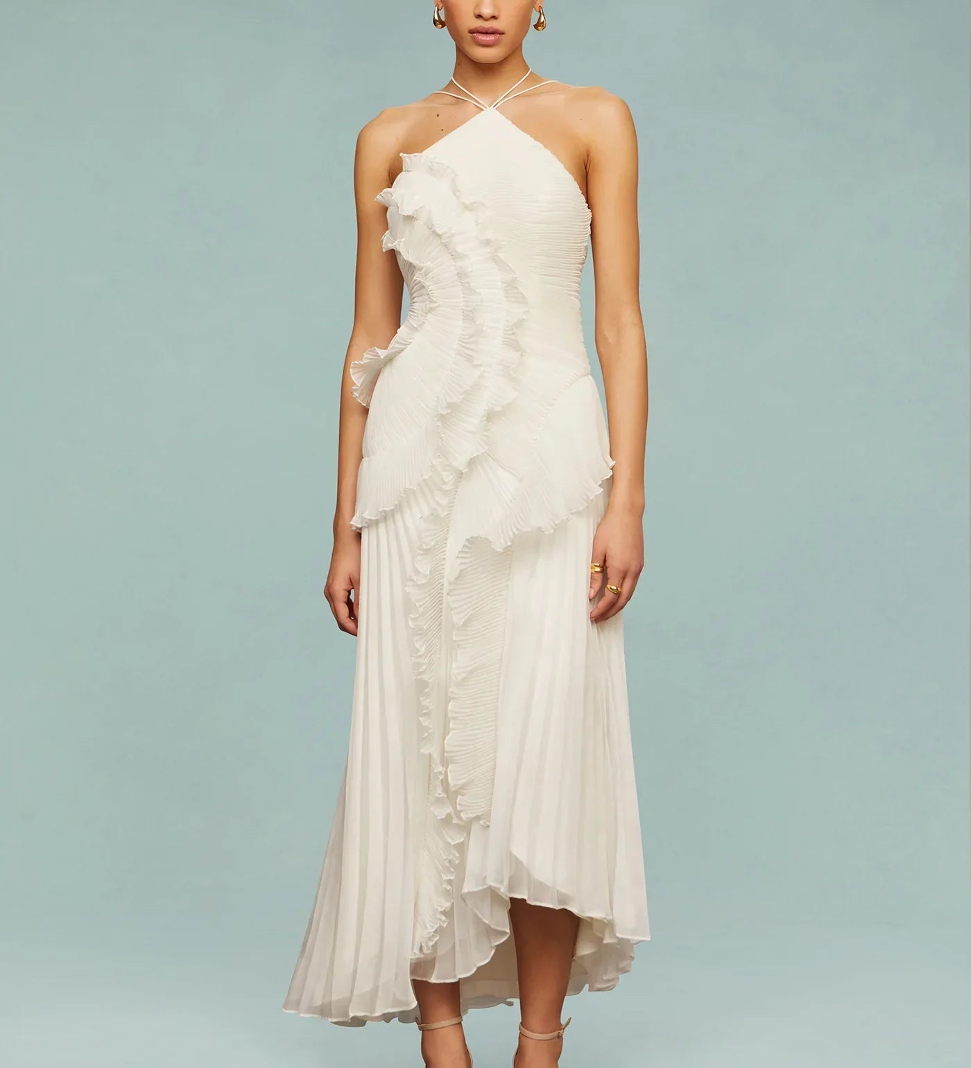 Emma Ruffle Maxi-mekko
