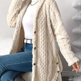 Chloe™ - Pehmeä huppari-cardigan