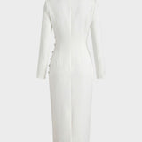 Damen Blazerkleid | Midi Langarm