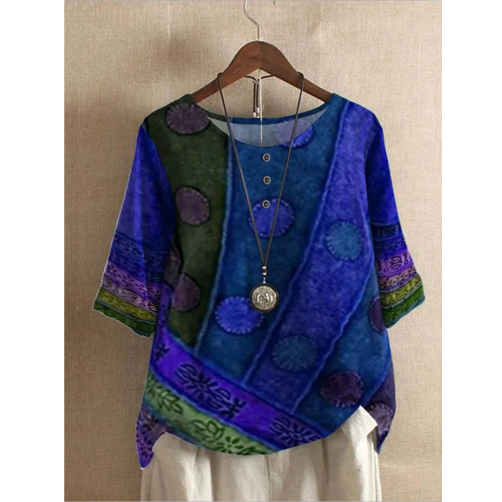 Valerie – Värikäs boho-toppi