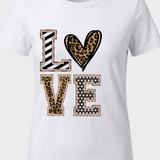 Damen Grafik T-Shirt | Herzprint