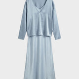 Damen Satin Midikleid | Twin-Set