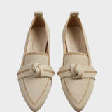 Damen Spitze Loafer | Strick