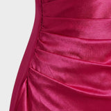 Damen One-Shoulder Kleid | Schlitz