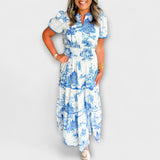 Eliza - Maxi-mekko klassisella kuviolla