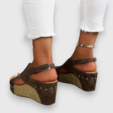 Mia – Vintage-tyyliset platform-sandaalit