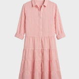 Damen Sommerkleid Midi | Knopfleiste