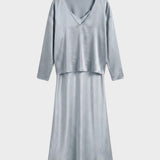 Damen Satin Midikleid | Twin-Set