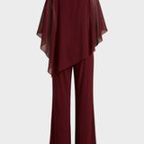 Damen Drapierter Zweiteiler | Abend