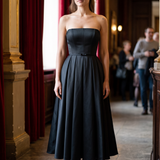 Damen Trägerloses Maxikleid | A-Linie
