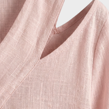 Damen Asymmetrisches Oberteil | V-Ausschnitt