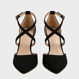 Damen Riemchen Pumps | Schwarz