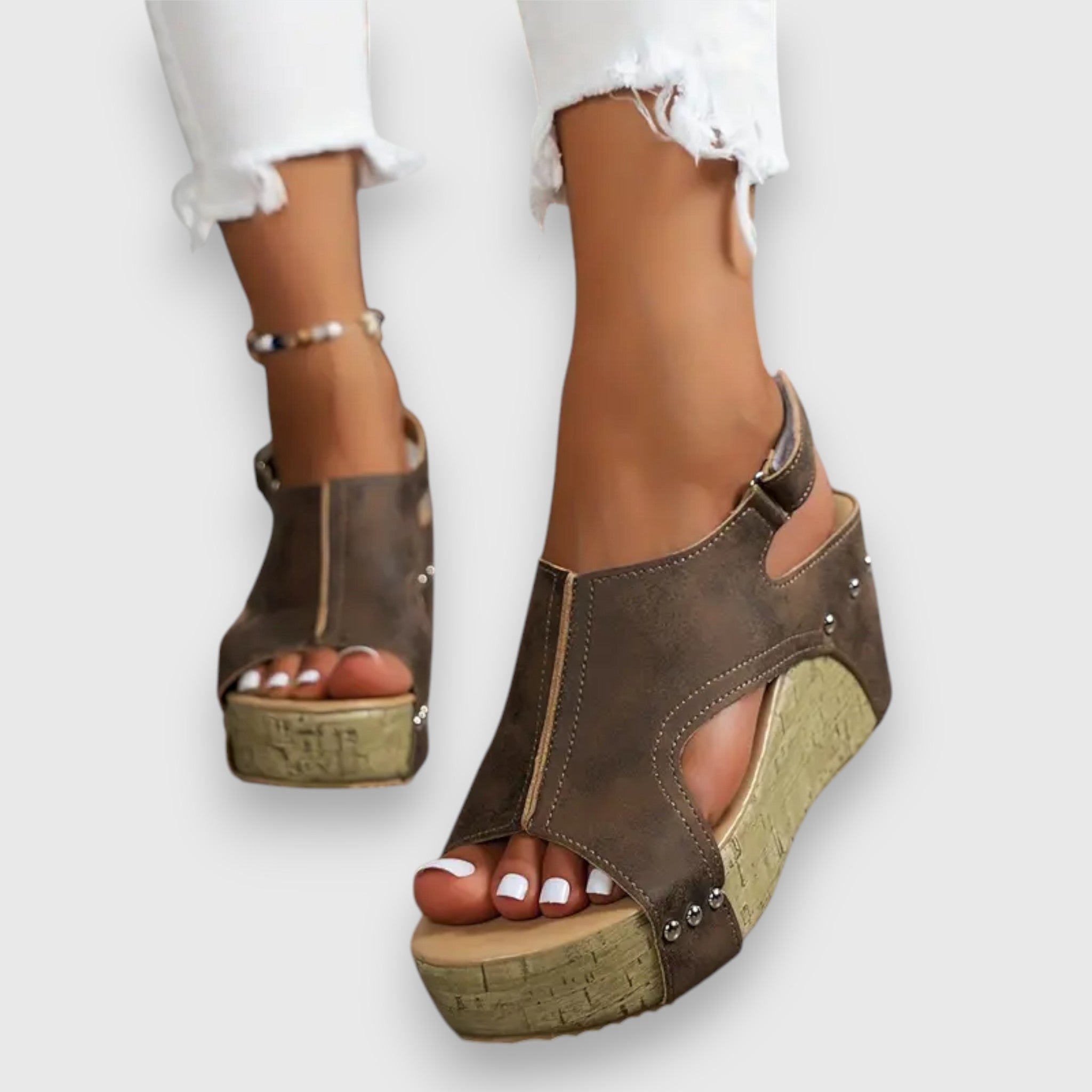 Mia – Vintage-tyyliset platform-sandaalit