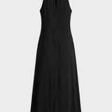 Damen Spitzen Maxikleid | Ärmellos