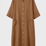 Damen Hemdblusenkleid | Knopfleiste
