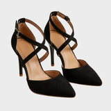Damen Riemchen Pumps | Schwarz