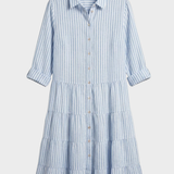 Damen Sommerkleid Midi | Knopfleiste