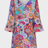 Damen Minikleid Print | Glocke