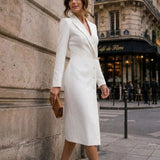 Damen Blazerkleid | Midi Langarm