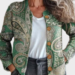 Lavanya™ – Paisley-kuvioinen neuletakki