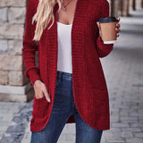 Neva™ - Tyylikäs pitkähihainen ribbineulecardigan