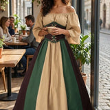 Damen Dirndlkleid | Frontschnürung & Ausgestellter Rock