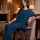 Damen Drapierter Zweiteiler | Abend