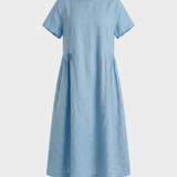 Damen Leinen Kaftankleid | Maxi