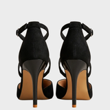 Damen Riemchen Pumps | Schwarz