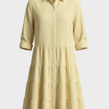Damen Sommerkleid Midi | Knopfleiste