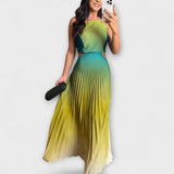 Haven – tyylikkäät hihattomat pitkät tie-dye-mekot