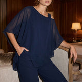 Damen Drapierter Zweiteiler | Abend