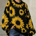 Jaana – paksu jacquard-neulepaita